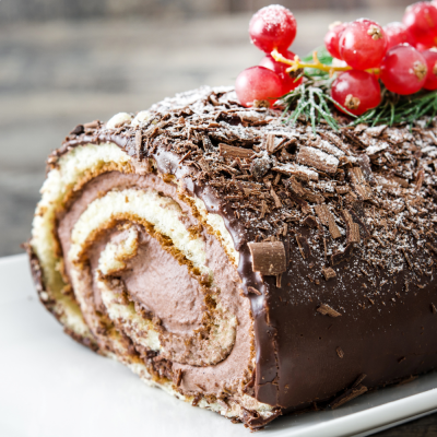 hazelnut-yule-log