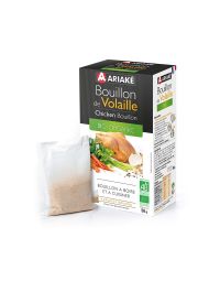 Organic poultry broth, 4 packets of 14 g (for 4 x 33 cl of broth)**