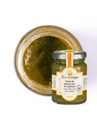 Green chili pepper puree with combava