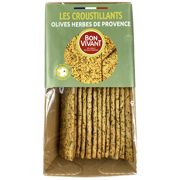 Provençal herbs olive crackers, 80 g