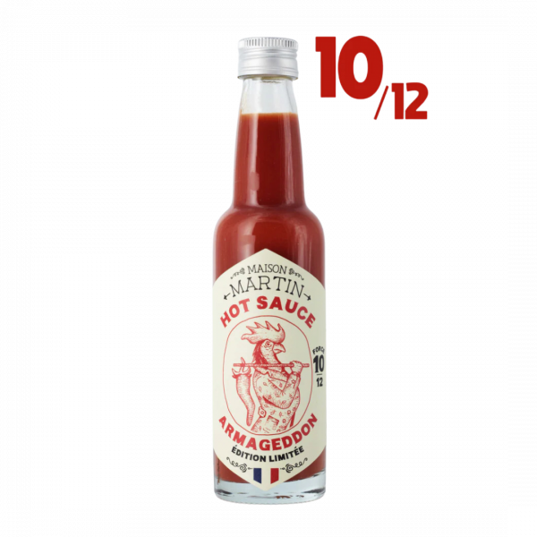 Pure raw chilli sauce ARMAGEDDON 10/12, 100 ml