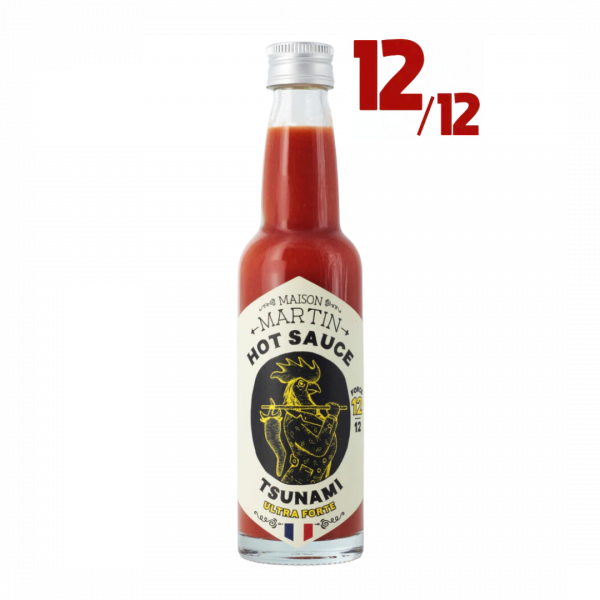 TSUNAMI 12/12 pure raw chili sauce, 100 ml