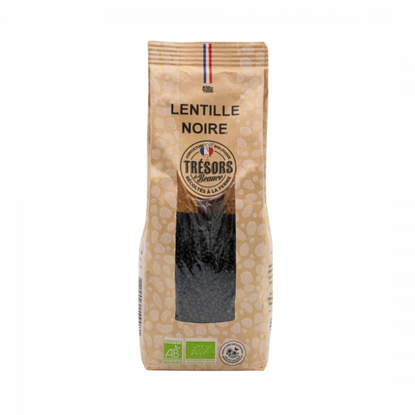 Organic Black Lentils, 400 g