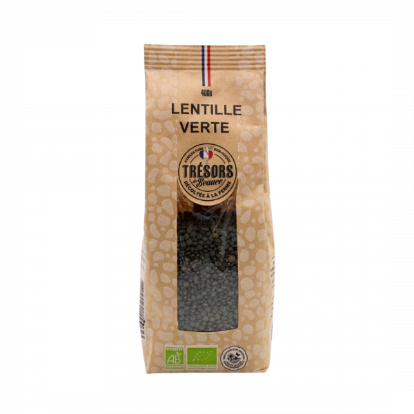 Organic Green Lentils, 400 g