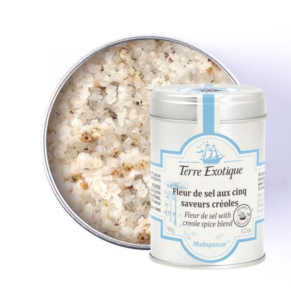 Fleur de sel with creole spice blend