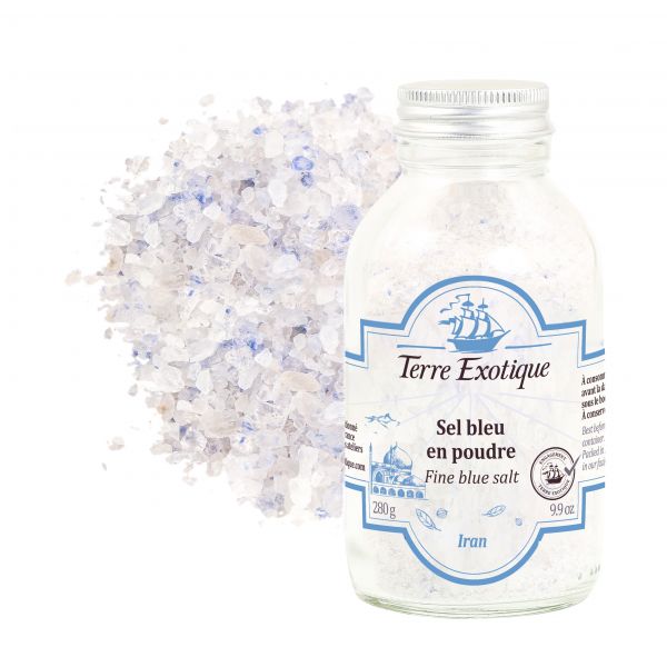 Fine blue salt