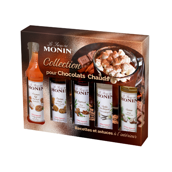 Hot Chocolate Gift Set, 5 Mini Bottles