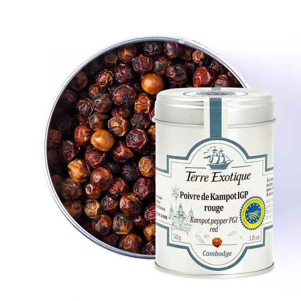 Kampot pepper PGI red